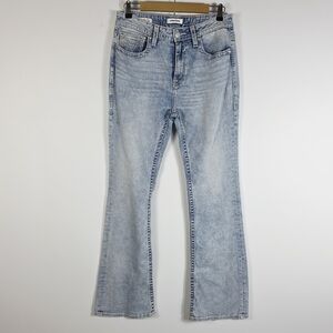 Vigoss Madison Boot Cut Western Rodeo Light Blue Denim Jeans Women's Size 31